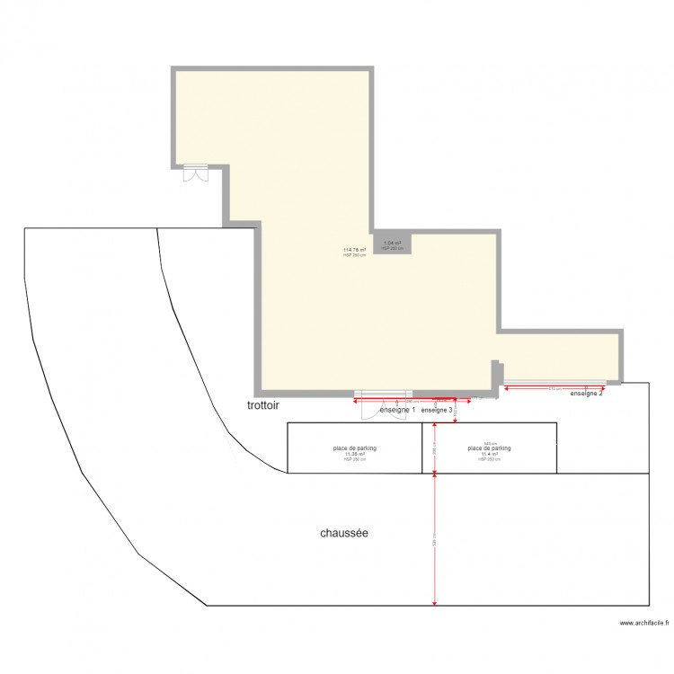 plan de masse dp. Plan de 0 pièce et 0 m2