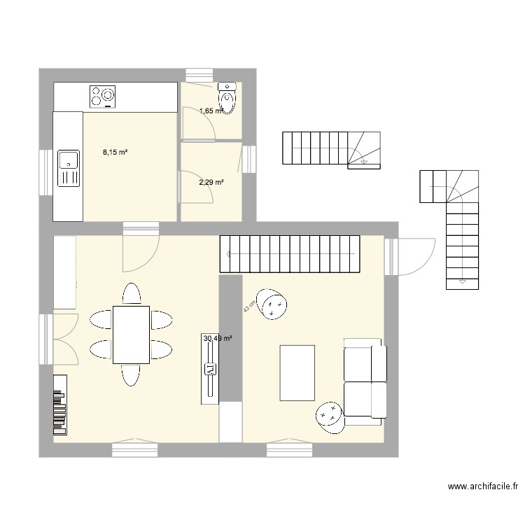 Gare flaujacv4. Plan de 0 pièce et 0 m2