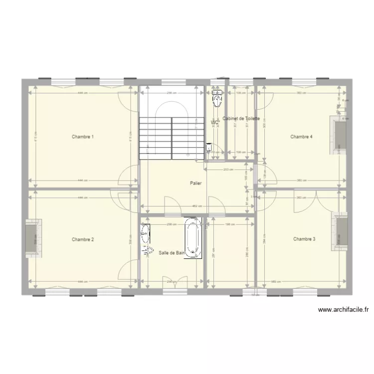 Chatillon 1er étage. Plan de Chatillon 1er étage. Plan de
