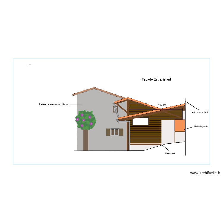 Plan Est Projeté. Plan de 0 pièce et 0 m2