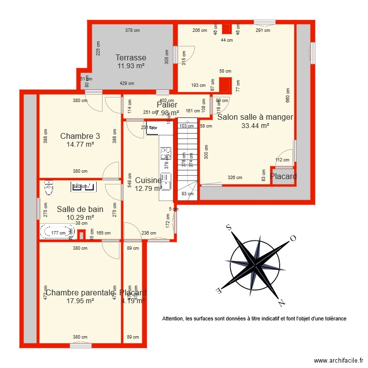 BI 5021 étage côté. Plan de 0 pièce et 0 m2