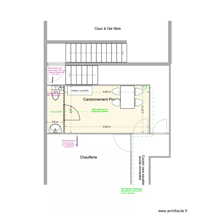 Cantonnement Provisoire 85 VH Raccordements rev 2. Plan de Cantonnement Provisoire 85 VH Raccordements rev 2. Plan de
