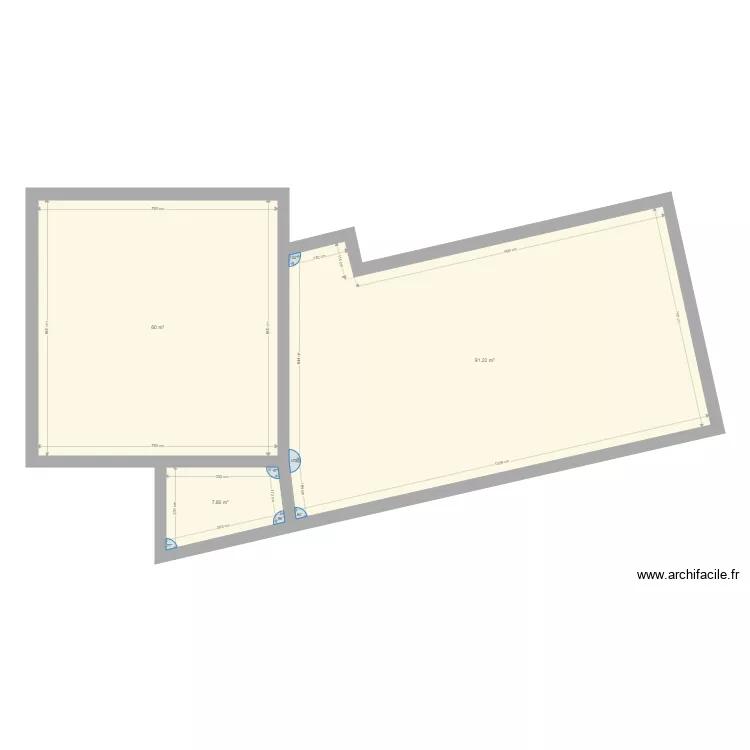 plan RDC peyriere sans mur. Plan de 