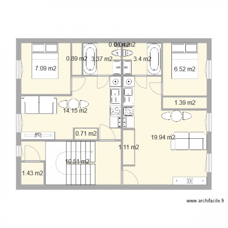 DMM etage. Plan de 0 pièce et 0 m2
