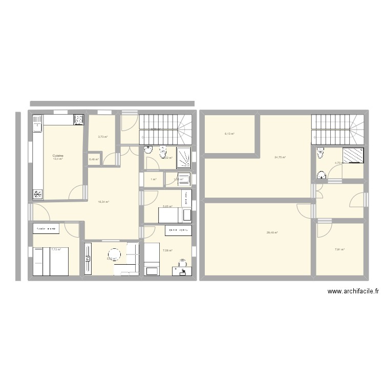 PLANS2. Plan de 0 pièce et 0 m2
