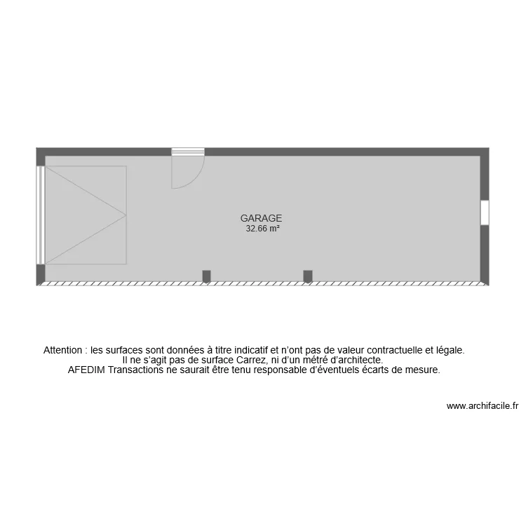 BI 6568 GARAGE M. Plan de 
