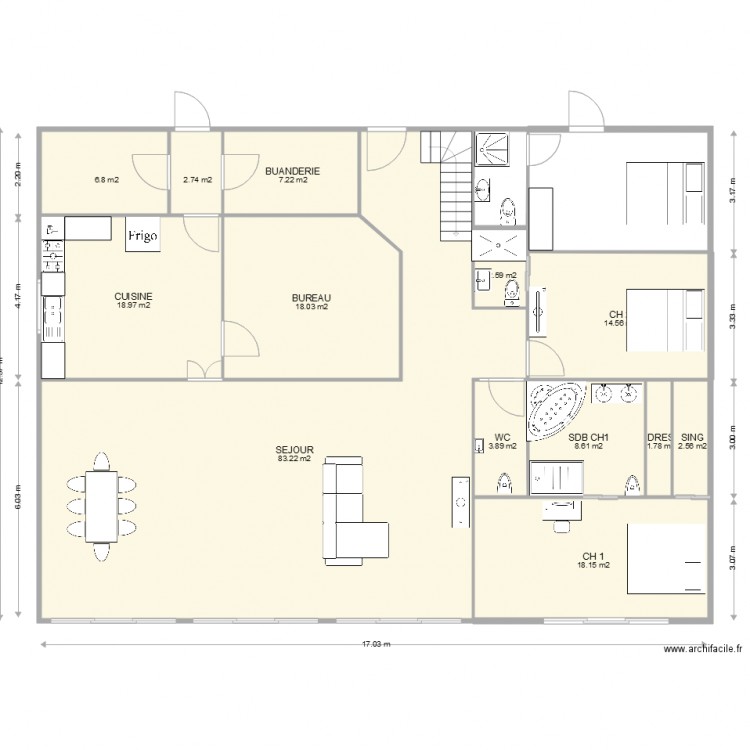 CARAIB1. Plan de 0 pièce et 0 m2