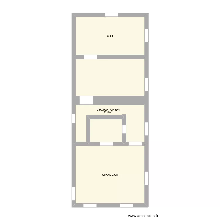 R+1 ORLIENAS. Plan de R+1 ORLIENAS. Plan de