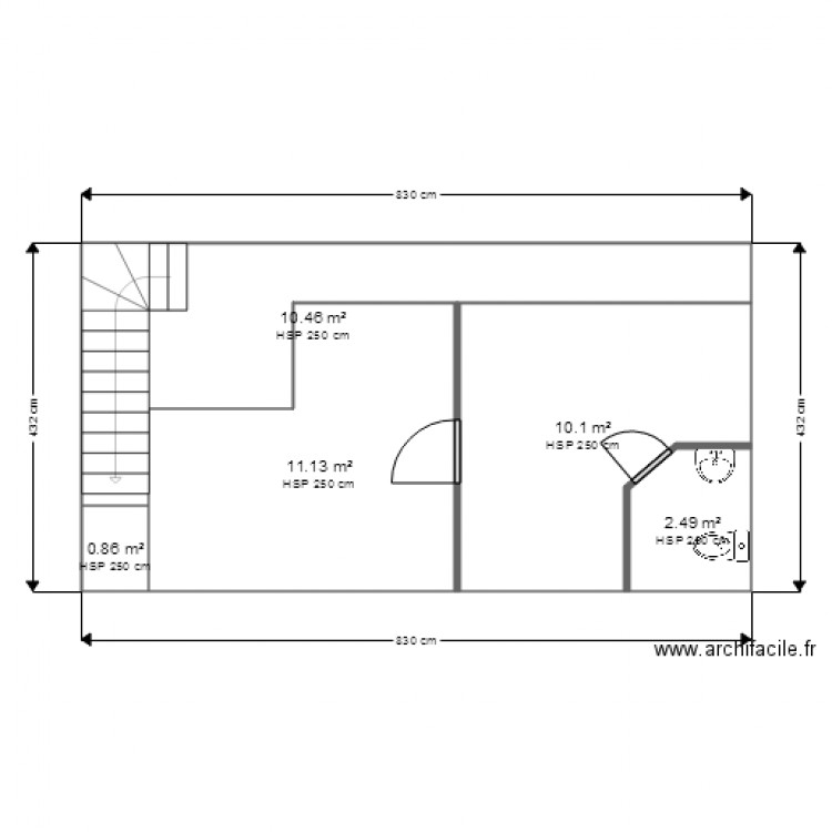 ETA. Plan de 0 pièce et 0 m2