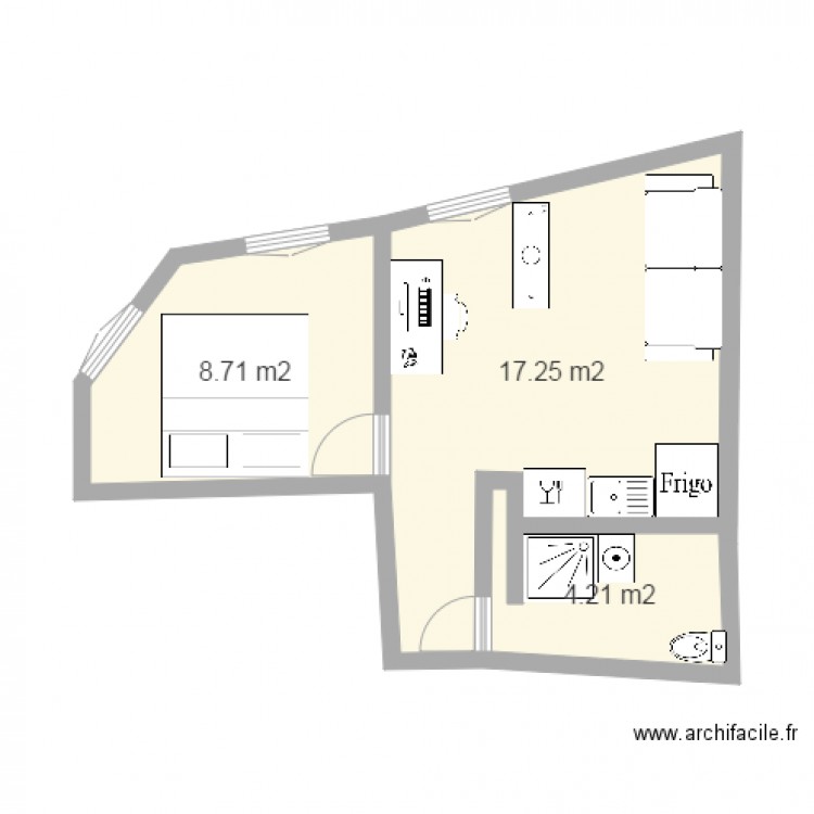 st denis01. Plan de 0 pièce et 0 m2