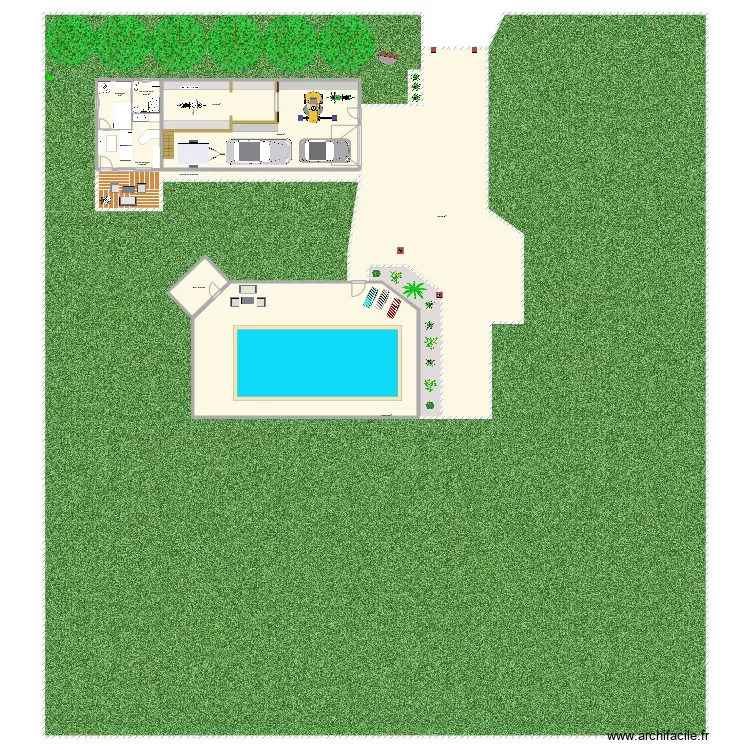 maison vue enssemble. Plan de maison vue enssemble. Plan de