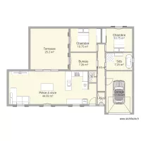Maison t4 90m2 top top