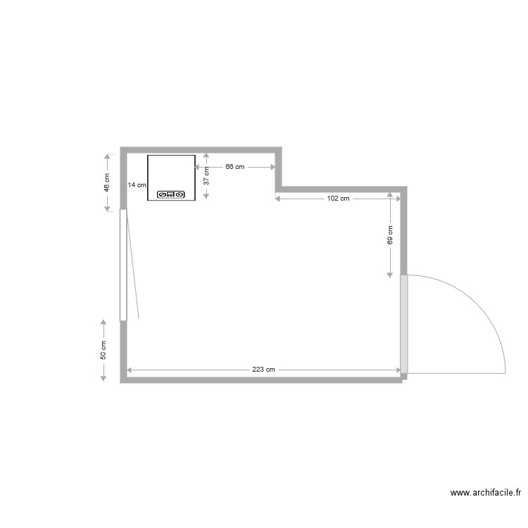 cuisine KB. Plan de 0 pièce et 0 m2