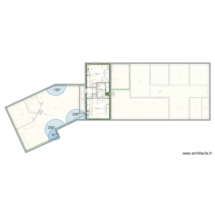 Bas Jarret Vougy cuisine. Plan de 