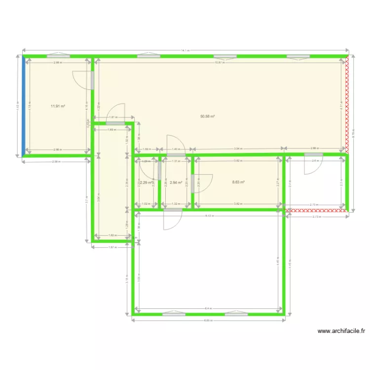 bonomie amor 1 T1 1 T2. Plan de 