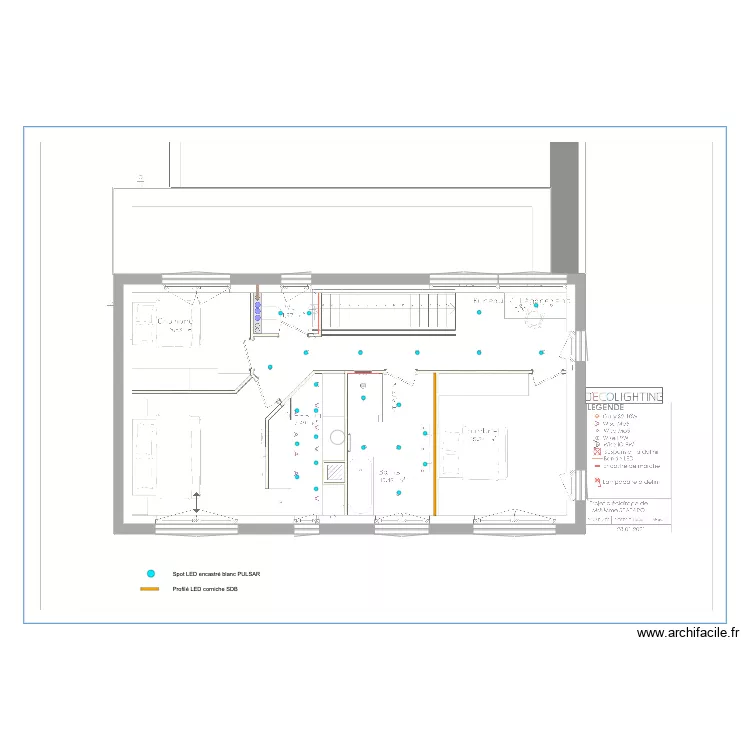 Plan Etage SPATARO. Plan de Plan Etage SPATARO. Plan de