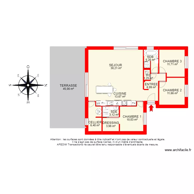BI12746 - maison. Plan de BI12746 - maison. Plan de