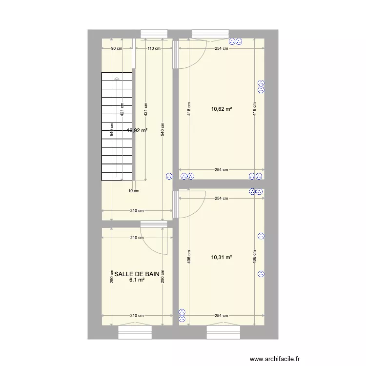 Electricité Morlanwelz Etage Projeté. Plan de Electricité Morlanwelz Etage Projeté. Plan de
