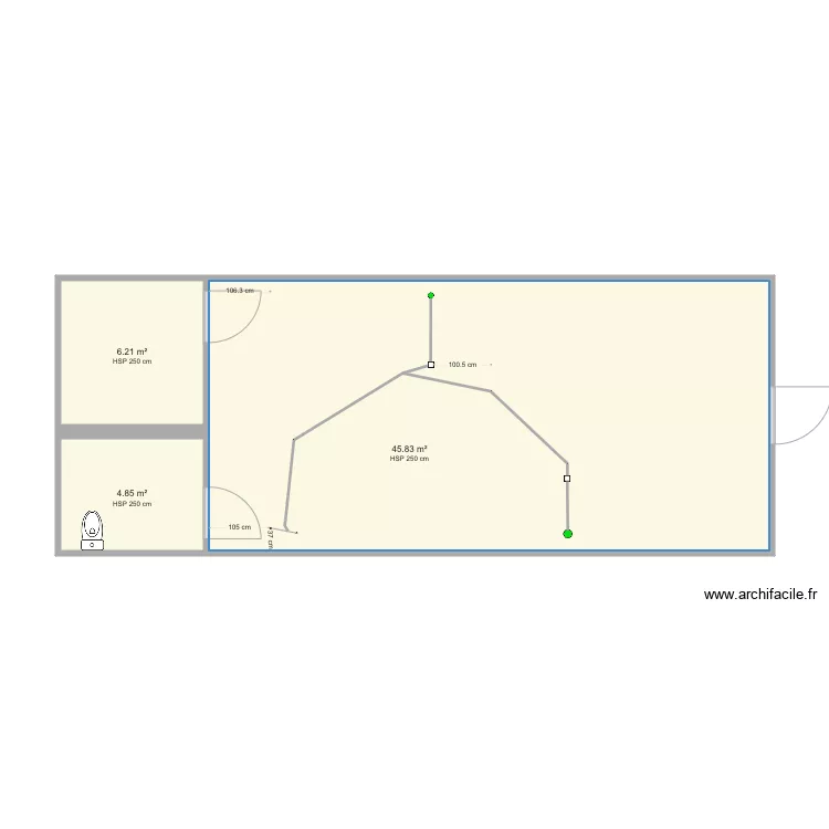 plan eaux usu&eacute;es entere&eacute;. Plan de 