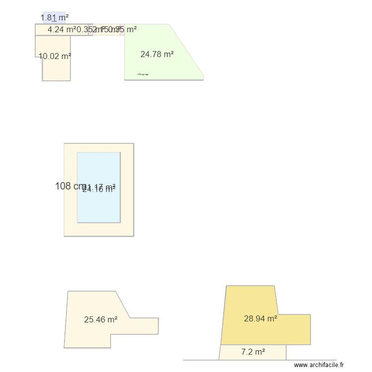 FLETA. Plan de 0 pièce et 0 m2