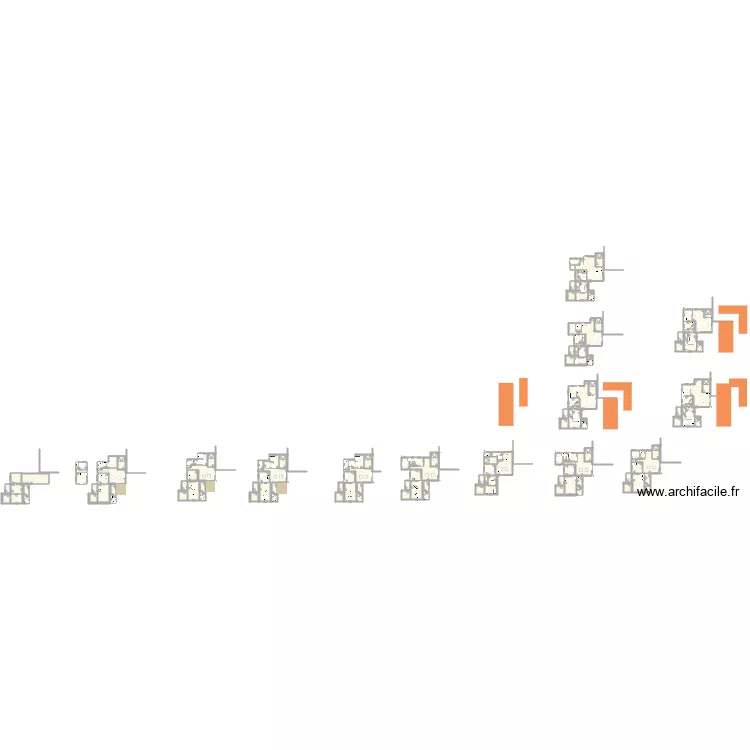 Projet Pommeraie. Plan de 
