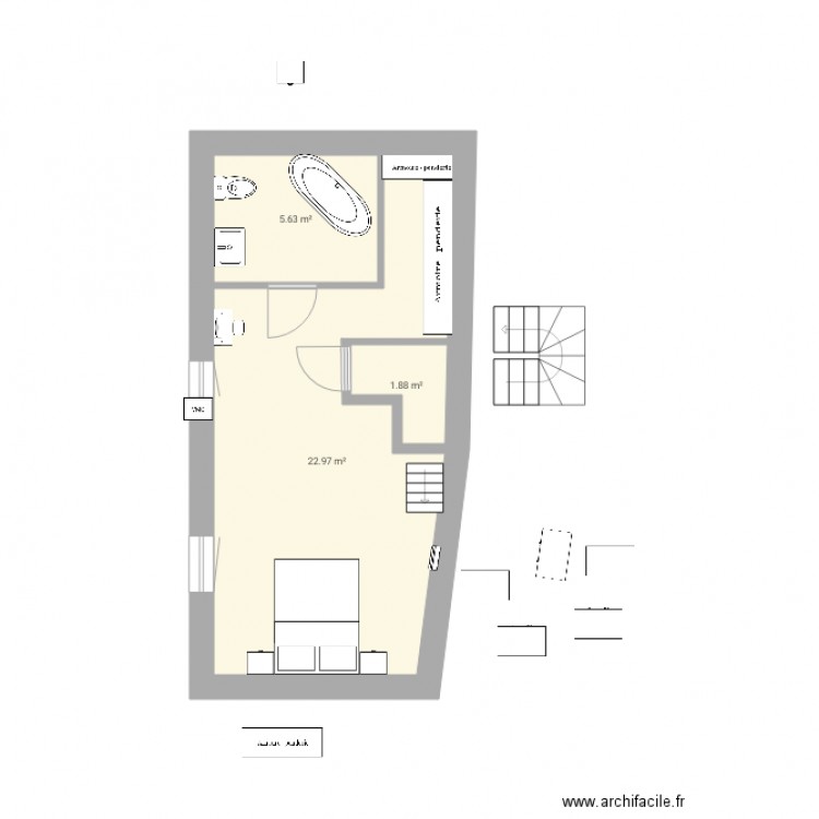 Maison 2e niveau 11. Plan de 0 pièce et 0 m2