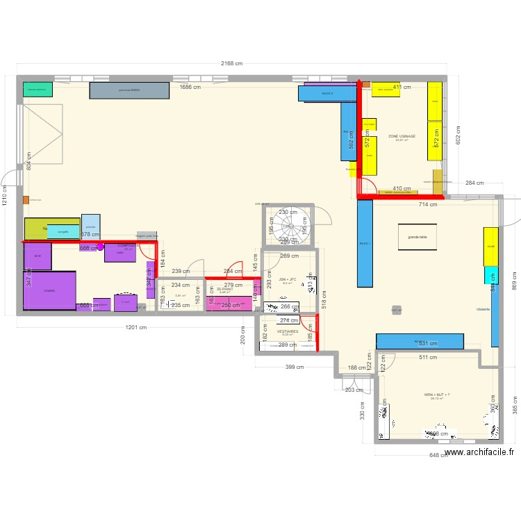 NV BAT KOALA ATELIER. Plan de 12 pièces et 314 m2