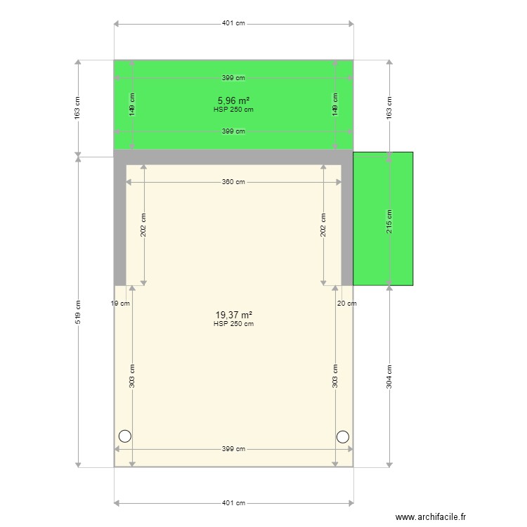 54 Abris Jardin Plancher. Plan de 0 pièce et 0 m2