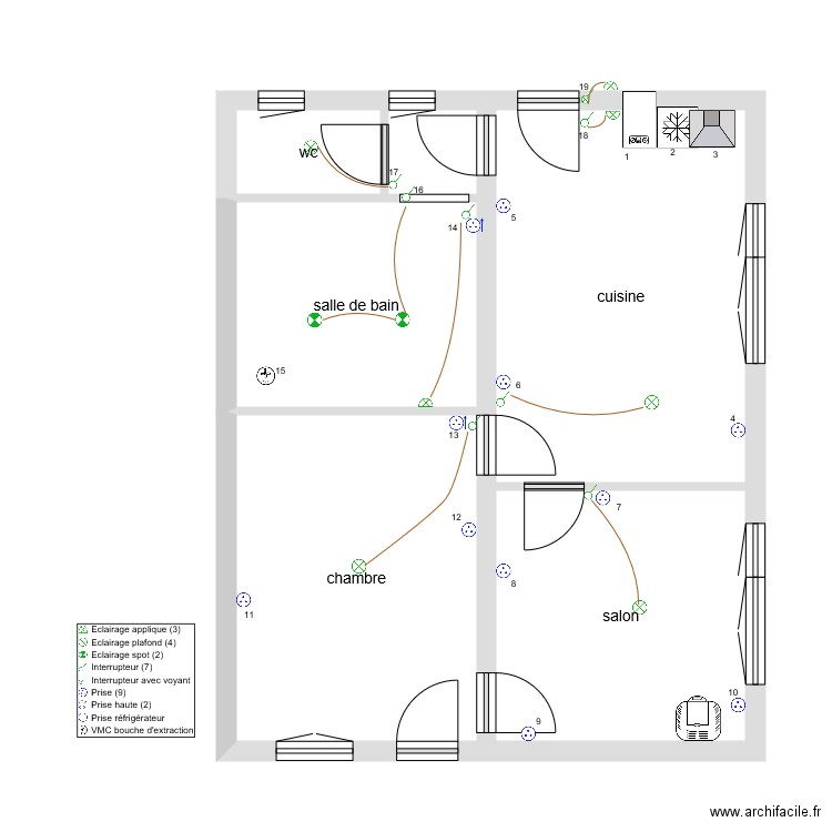 Gite 2. Plan de 0 pièce et 0 m2