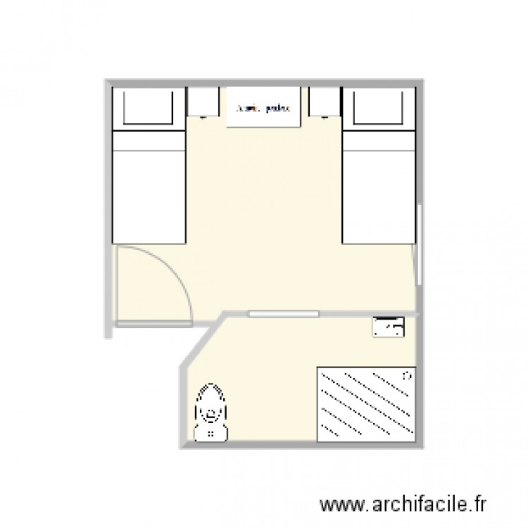 hotel Abelia . Plan de 0 pièce et 0 m2