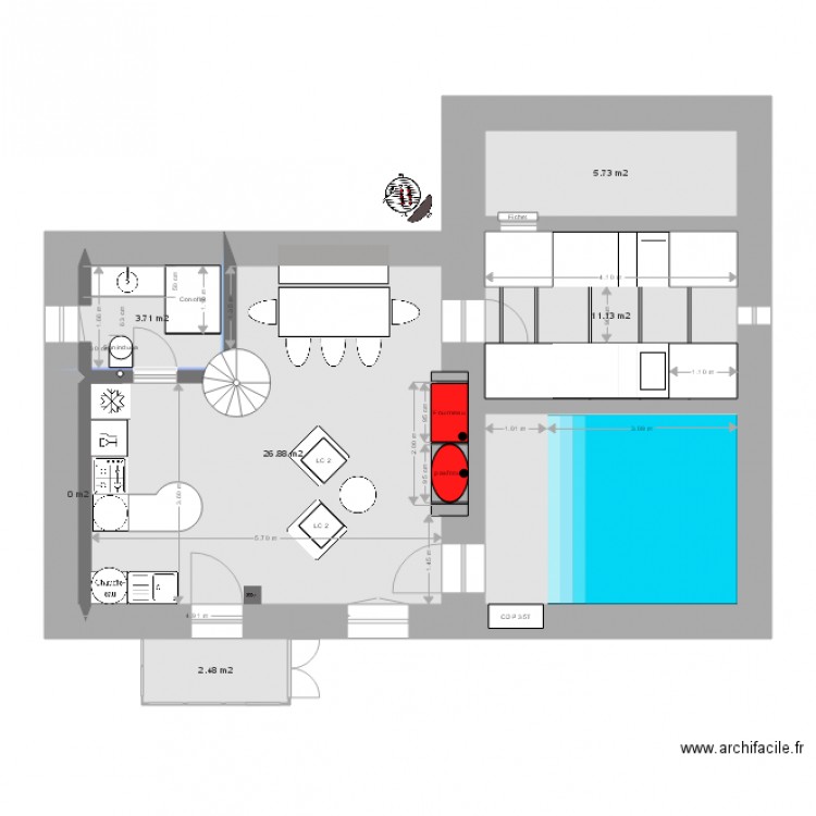 Brainstorming 8 V3 Tuileries. Plan de 0 pièce et 0 m2