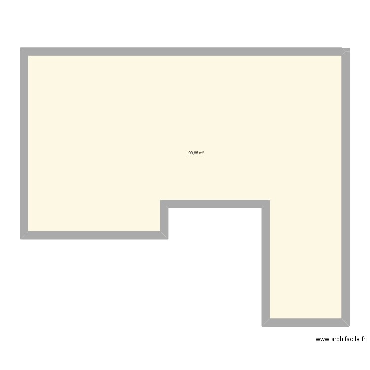 graserivton. Plan de 1 pièce et 100 m2