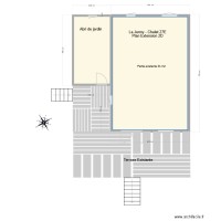 Plan Extension 2D avec terrasse