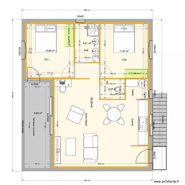 ETAGE. Plan de ETAGE. Plan de