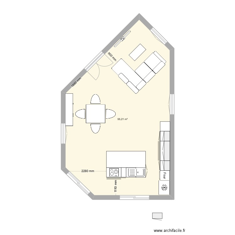 MAISON. Plan de 0 pièce et 0 m2