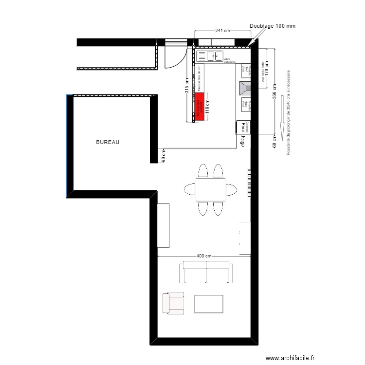CHAPOT PROJET COTE 2. Plan de 0 pièce et 0 m2
