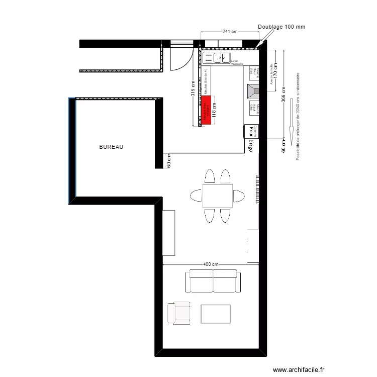 CHAPOT PROJET COTE 2. Plan de 