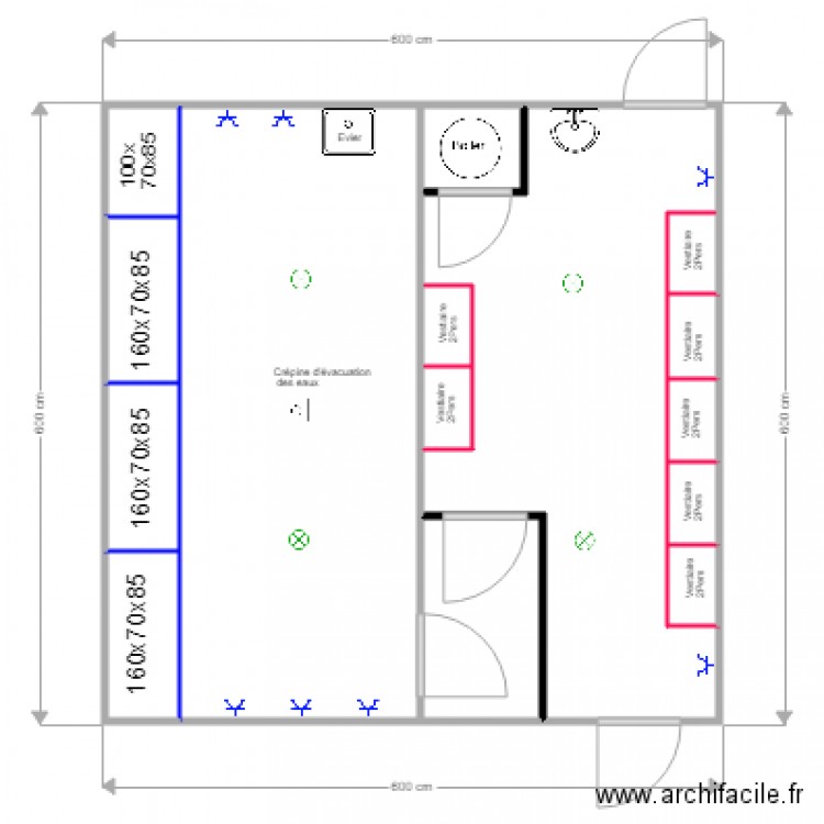 Les Gaillettes. Plan de 0 pièce et 0 m2