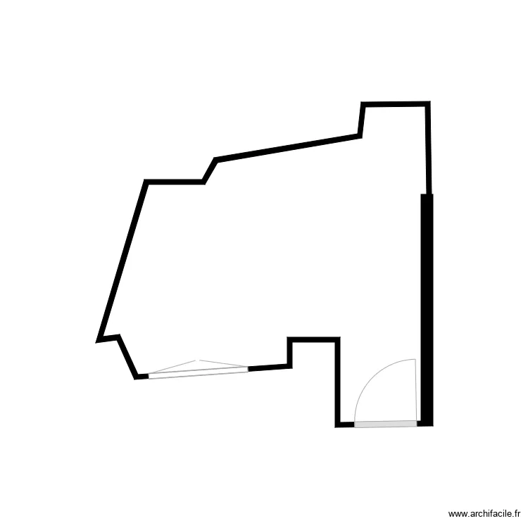 126VDT SDB am&eacute;nag&eacute;. Plan de 