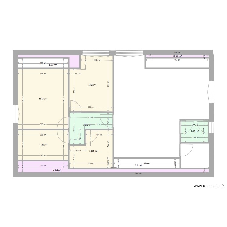 EQUITOSCANE 1 er ETAGE V2. Plan de 0 pièce et 0 m2