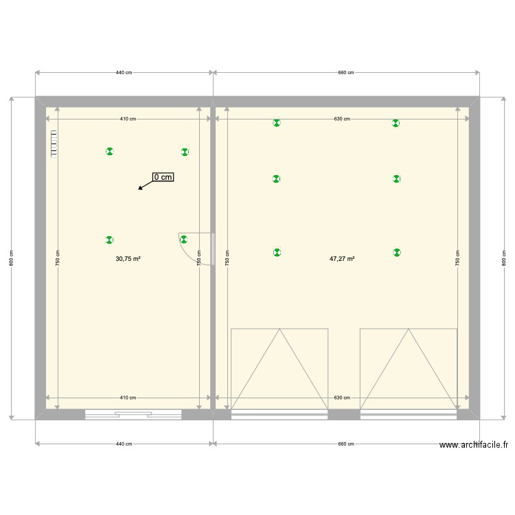 GARAGE 1. Plan de 0 pièce et 0 m2