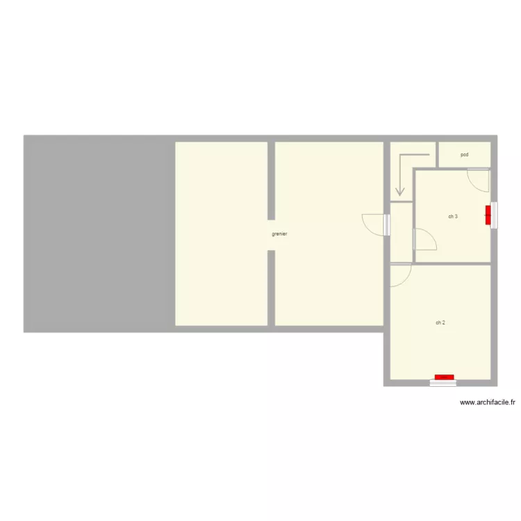 PERICHON Claude. Plan de 