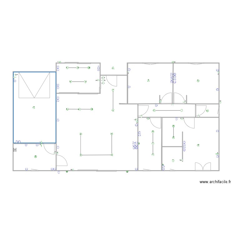 2 plan marjorie éclairage et PC. Plan de 0 pièce et 0 m2