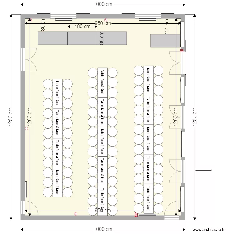 salle1. Plan de 