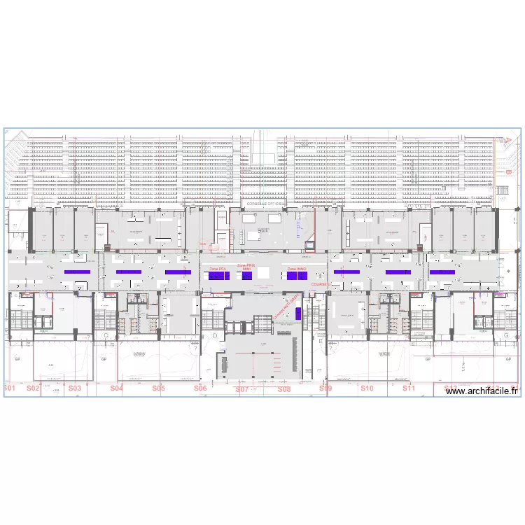 Mega Secto METZ Stadium V1. Plan de 