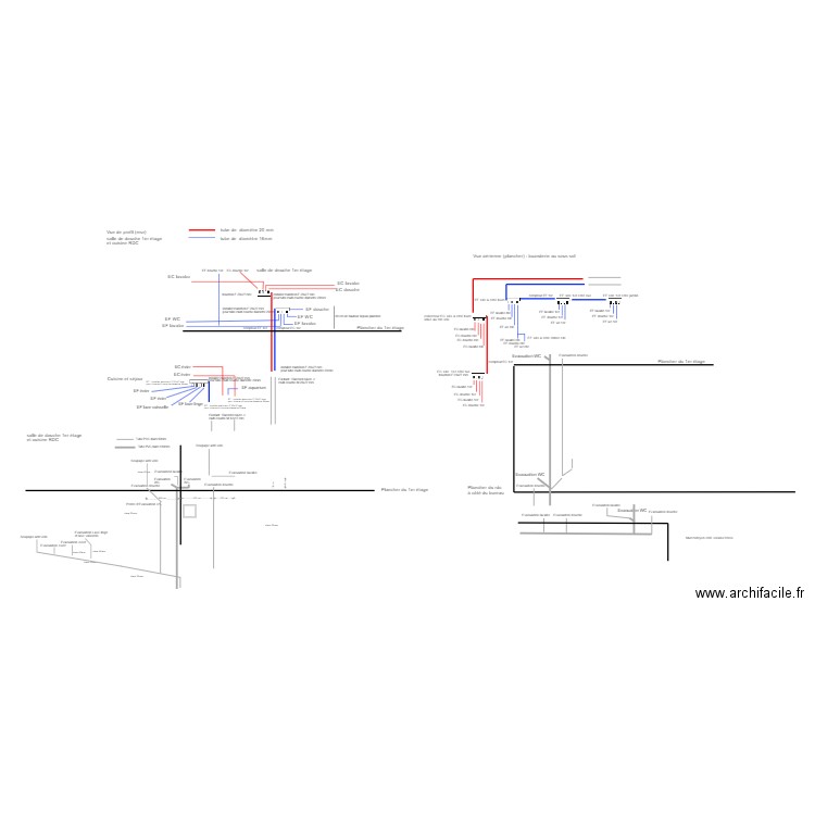 tube multi couche maison Thomery. Plan de 0 pièce et 0 m2