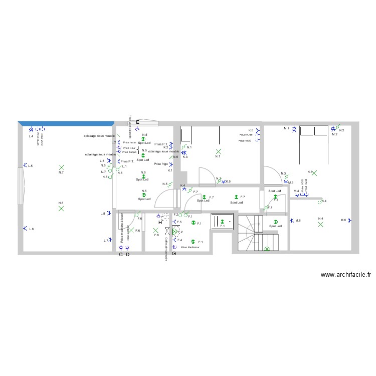 appartement Visé étage 2. Plan de 0 pièce et 0 m2