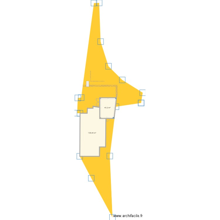 BUCHER COLLE MAISON 3. Plan de 2 pièces et 177 m2