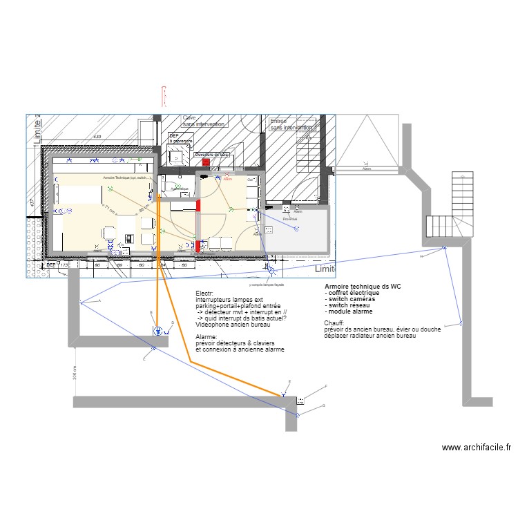 GBX-Rez-3. Plan de 3 pièces et 28 m2