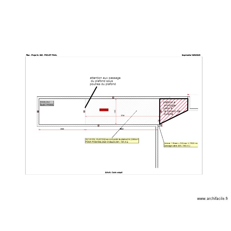 canope 202. Plan de 1 pièce et 1 m2